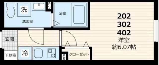 GATE　Residence　Mitaka 間取り