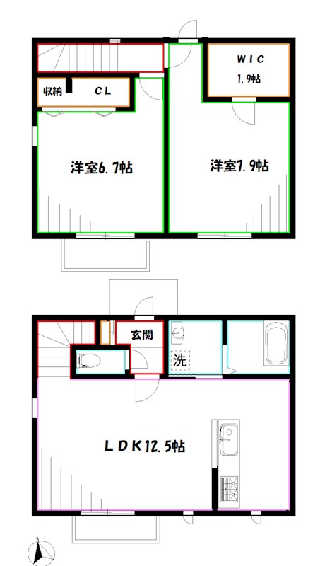 メゾンドフォーシーズン   間取り