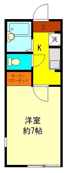 T&Fアパートメント 間取り