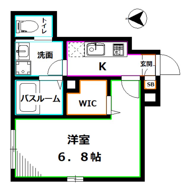 ミハス武蔵関 間取り