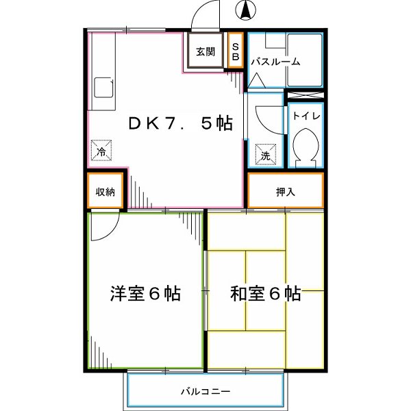 パークサイドハウスＢ 間取り