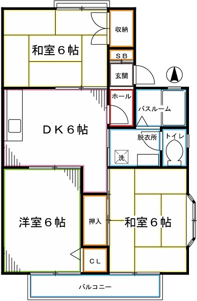 セジュールオザキ 間取り