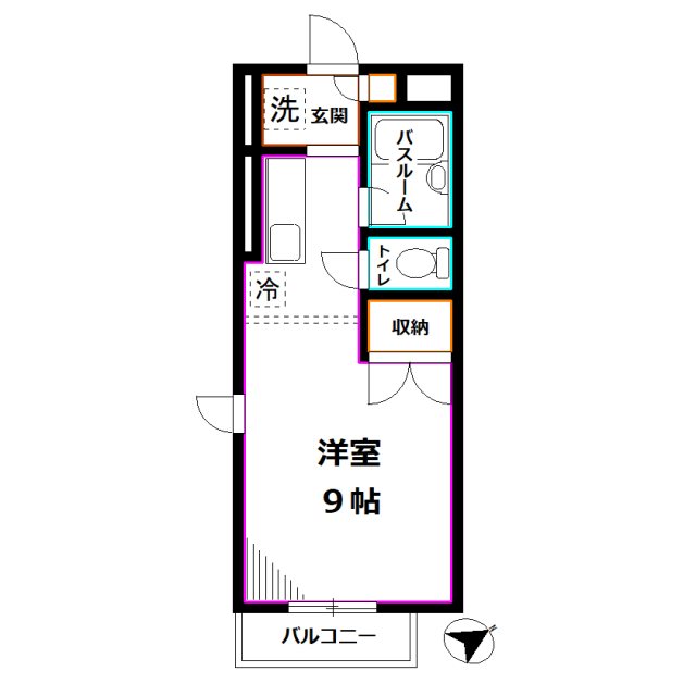 リジェールむさしの 間取り
