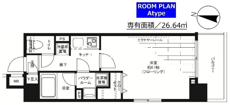 ステージファースト新宿西落合  間取り