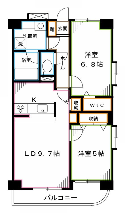 ドエル新都 間取り