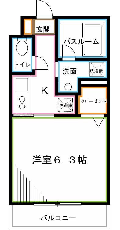 プレール・ドゥーク下井草 間取り