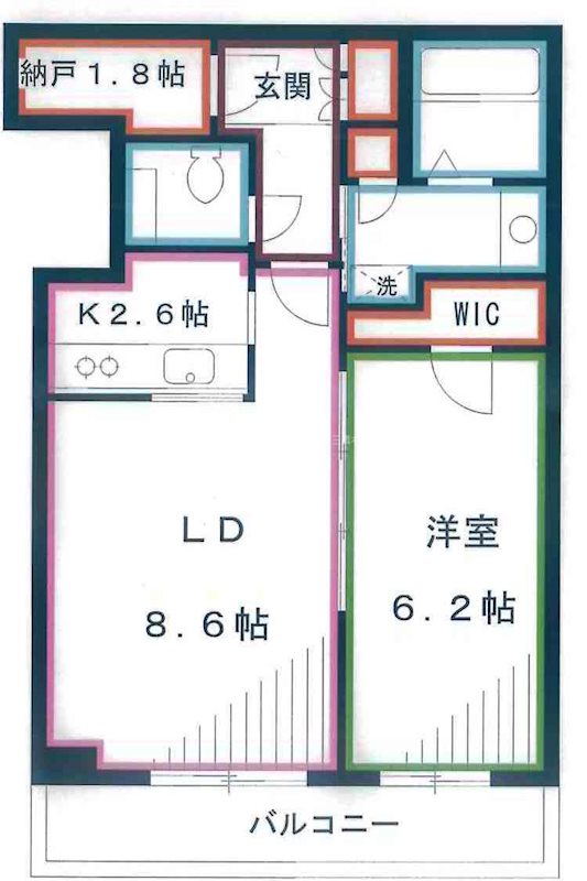武蔵野タワーズスカイクロスタワー 間取り