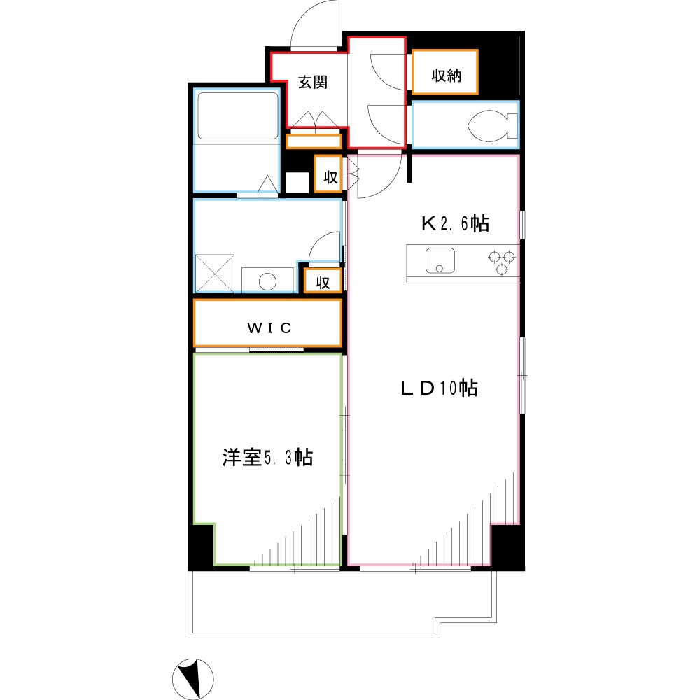 グロリアス西荻窪 間取り