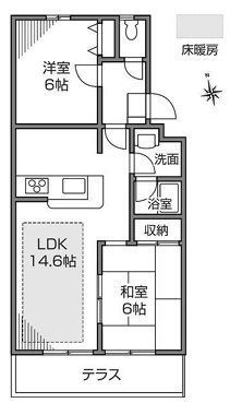 コンフォート三鷹台 間取り