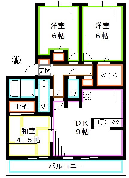 フォーレストヒルズⅡ 間取り