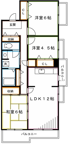 コーポレート東小金井 間取り