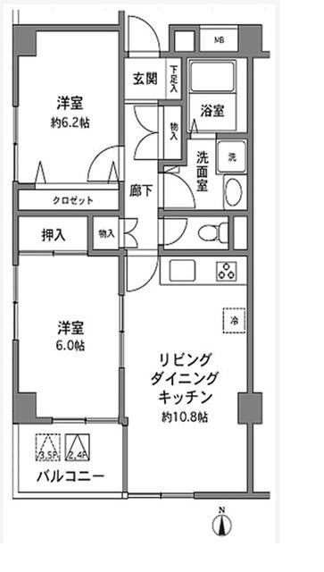 フレール上井草 間取り