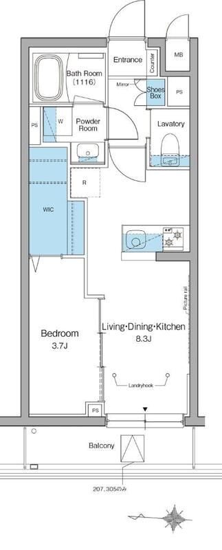 ルフォンリヴェント杉並永福 間取り