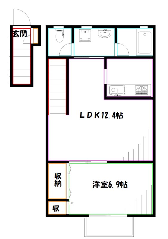 セントノース(St.North） 間取り
