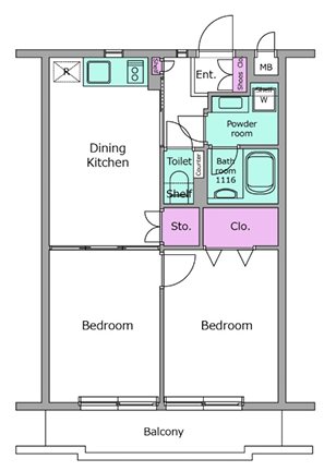 レジディア吉祥寺 間取り