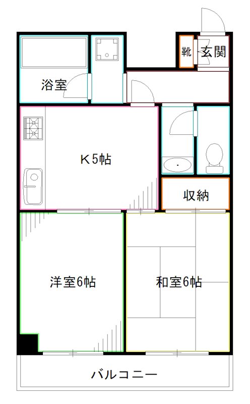 ダイアパレス中野本町 間取り