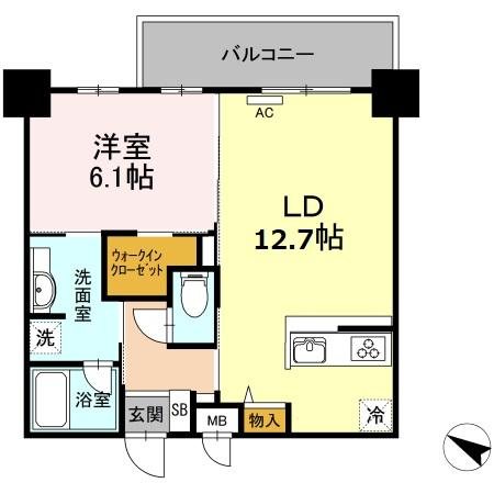 ハイムローゼⅦ  間取り