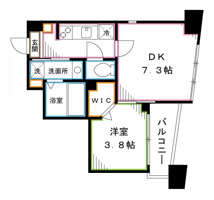 リベラーレ中野  間取り