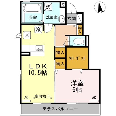 メゾン　シェーヌ 間取り