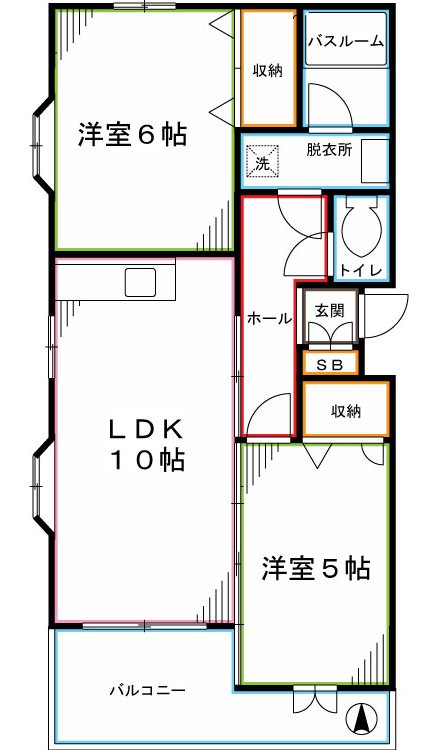 ロジュマン 間取り