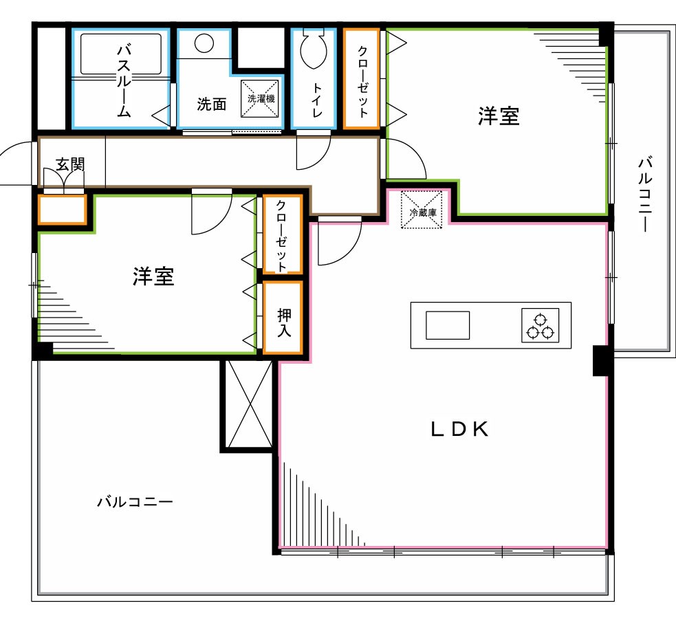 豊栄西荻マンション  間取り