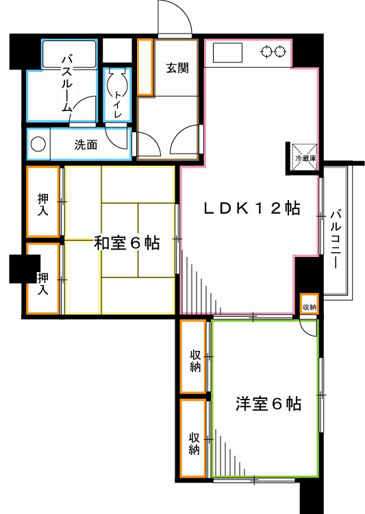 パラシオン荻窪  間取り