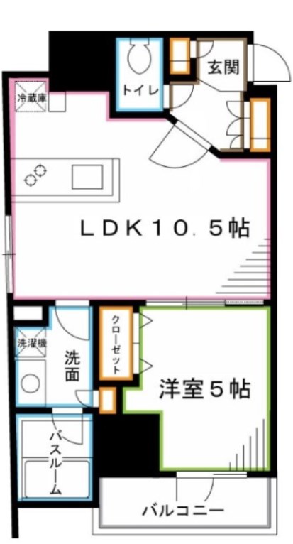 レジディア荻窪Ⅲ 間取り