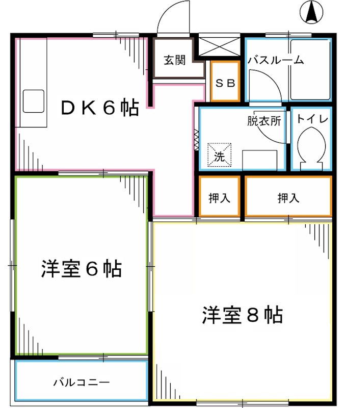 ハイムS.T.Y.Ⅱ 間取り