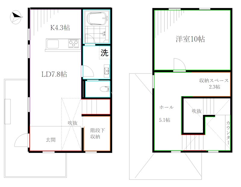 ラグーナテラス   間取り