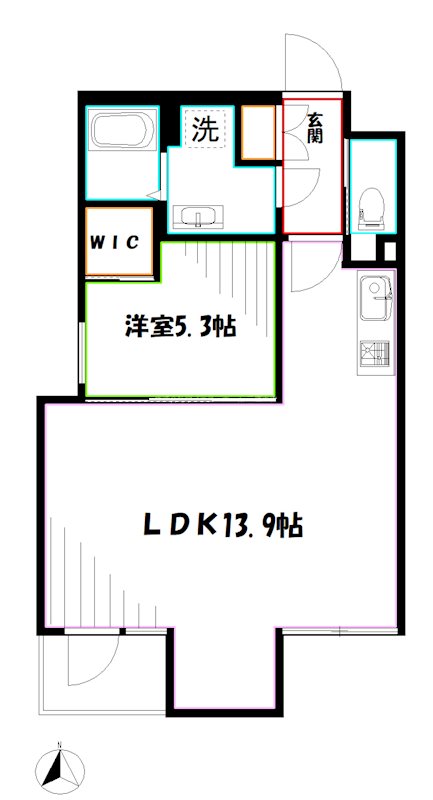 ＮＯＺＯＭＩＯ吉祥寺 間取り