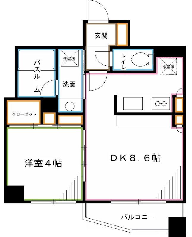 エクセレントシティ荻窪 間取り