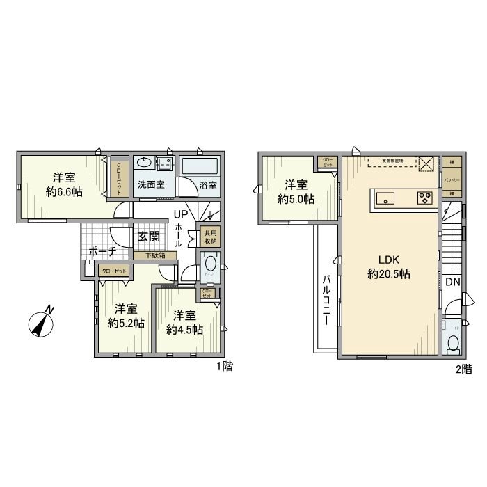 南荻窪１丁目戸建 間取り