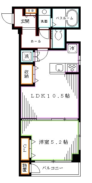 パークサイドマンション高円寺 間取り