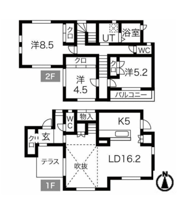 下石神井賃貸戸建群 間取り