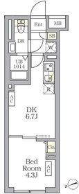 ＳＯＬＡＳＩＡ　ｒｅｓｉｄｅｎｃｅ荻窪    間取り