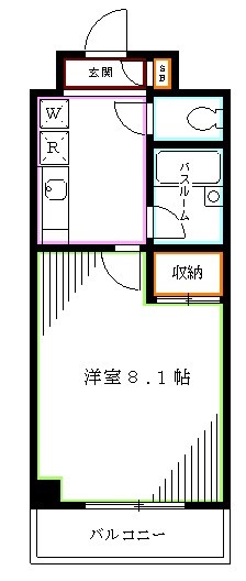 高円寺スルーエ  間取り