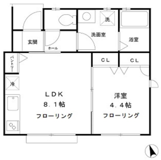 デザインコート吉祥寺456 間取り