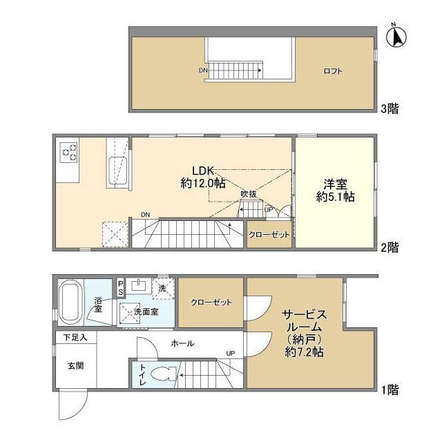 リムテラス東高円寺    間取り