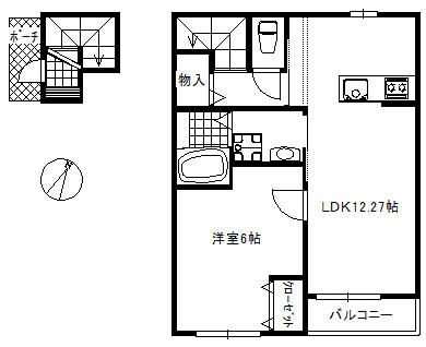 ポネ平和の森Ⅱ 間取り