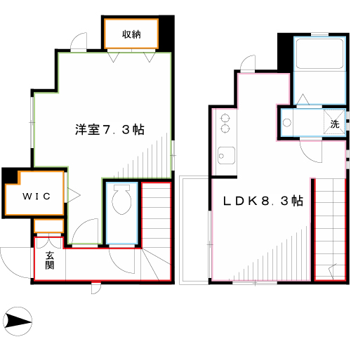メゾン下連雀    間取り