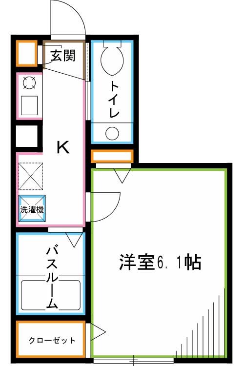 フェリーチェ阿佐ヶ谷Ⅶ 間取り