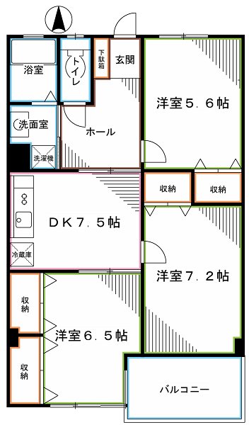 ヴェルドミール一橋 間取り