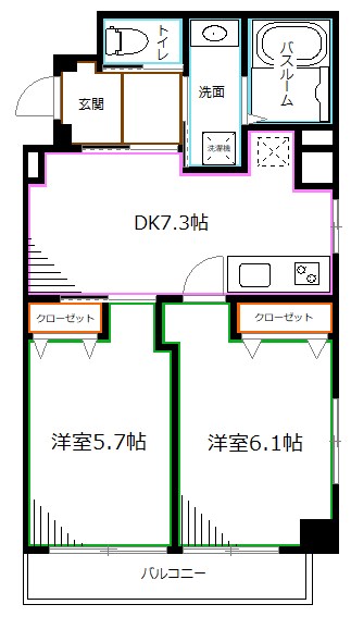 グレース桃井 間取り
