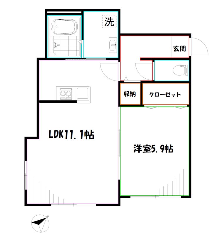 プルミエール武蔵小金井 間取り
