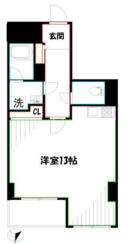 THE PALMS三鷹Ⅰ 間取り