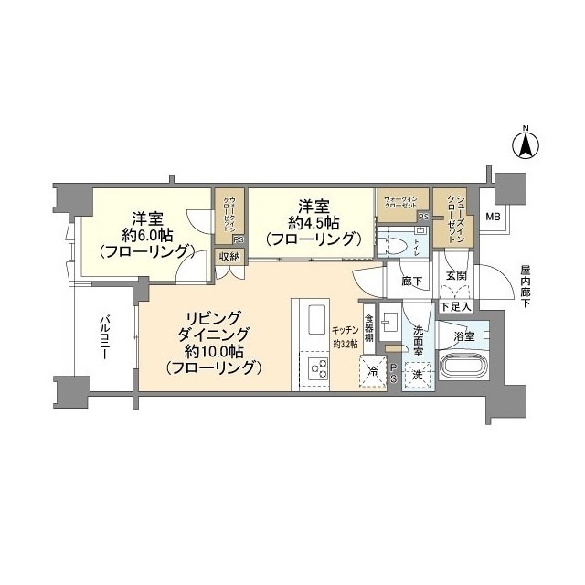 グランツオーベル中野 間取り