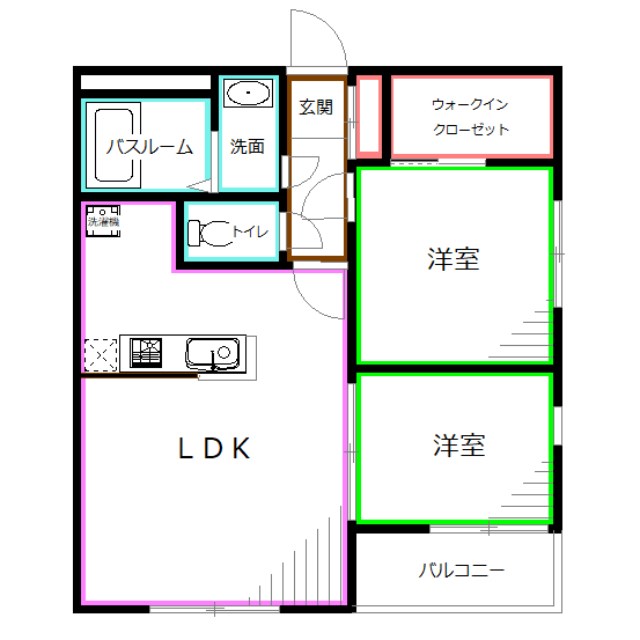 ロータス阿佐ヶ谷  間取り