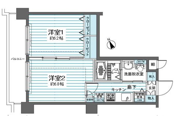 フェニックス吉祥寺アヴァンティーク 間取り
