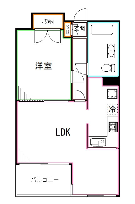 インテグラーレ哲学堂 間取り