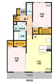 メゾン　ド　フルール 間取り